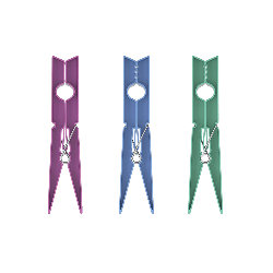 Prendedor para Roupa Flash Limp 12 unidaes