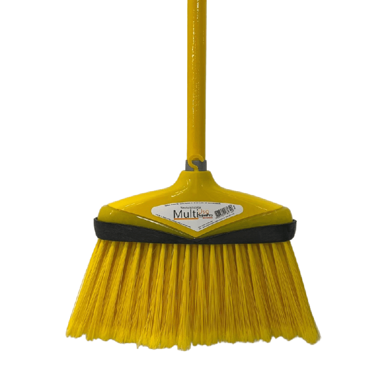 Vassoura Multiuso com Cabo de Alumínio Amarelo 9672C Super Pro Bettanin