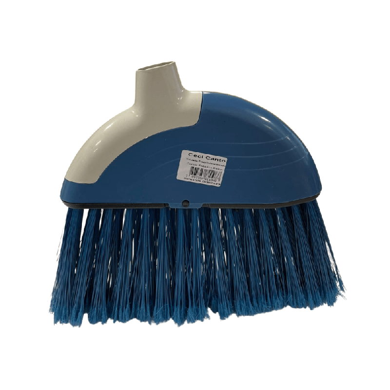 Vassoura Varre Canto Sem Cabo DSR Cerdas de Cores Variadas Indicada para Uso Interno