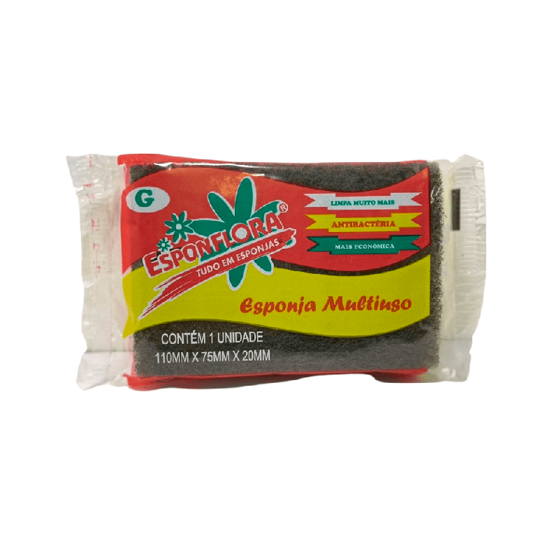 Esponja Multiuso Dupla Face Esponflora G