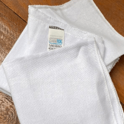 Flanela 38x58cm Branca Caebi 12 unidades