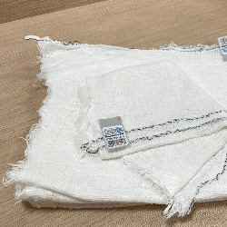 Saco Alvejado 30x50cm Branco Caebi 6 unidades