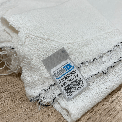 Saco Alvejado 30x50cm Branco Caebi 6 unidades