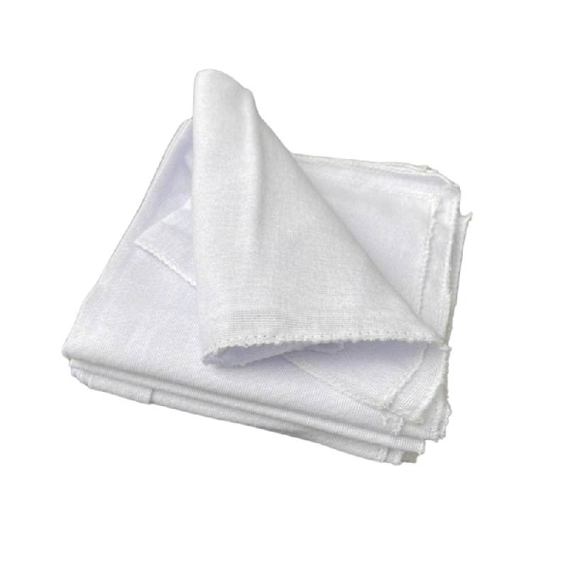 Flanela Branca 28x8 Caebi 12 unidades