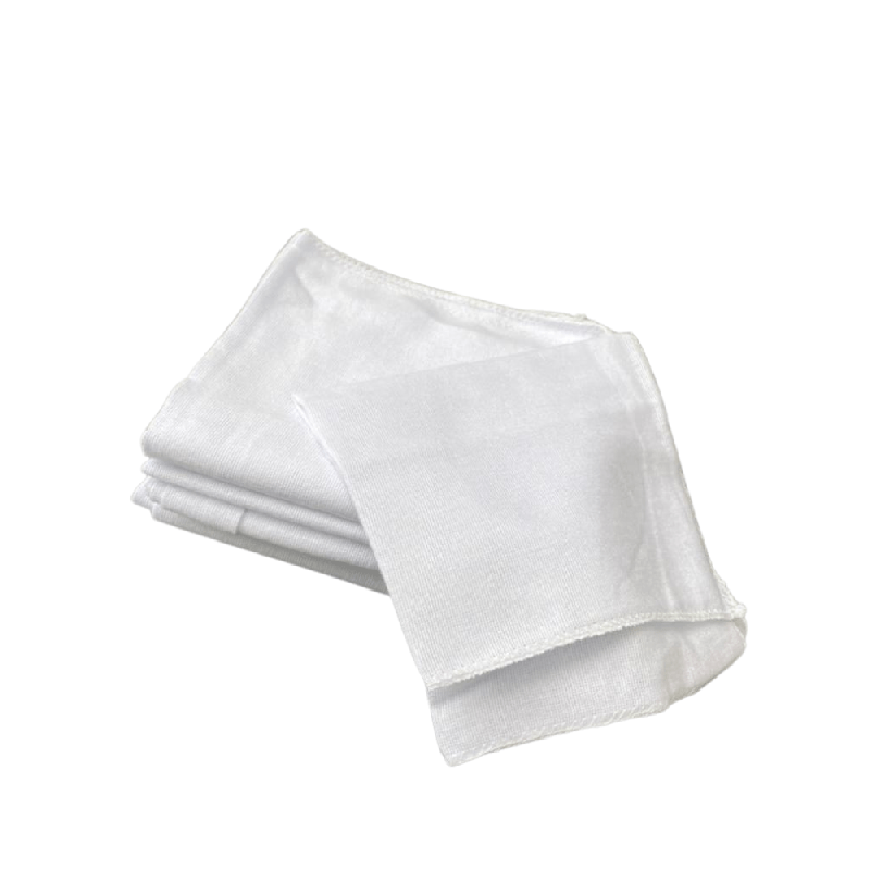 Flanela Caebi 28x28cm Branca 12 unidades