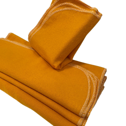 Flanela 28x48 Amarela Caebi 12 unidades