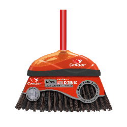 Vassoura V-52 Condor Indicada para Uso Externo Ideal para ideais para Varrer Calçadas de Cimento, Pedra e Asfalto