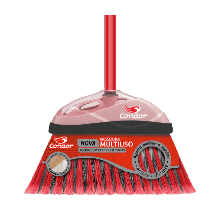 Vassoura Multiuso V-35 Condor Indicada para Uso Interno e Externo