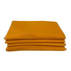 Flanela Laranja 28x28cm Novacov com 12 unidades