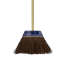Vassoura Piaçava com Cabo de Madeira Cleaner N5 Indicada para Uso Externo