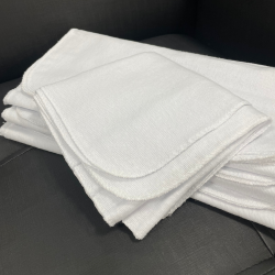 Flanela Branca 28x58cm Novacov com 12 unidades