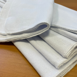 Flanela Branca 38x58cm Novacov com 12 unidades