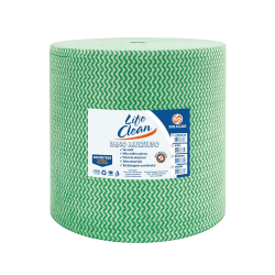 Pano Multiuso 30x300 Verde Bobina Life Clean 600 unidades