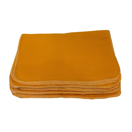 Flanela Amarela 28x38cm Novacov 12 unidades