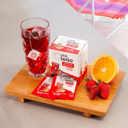 Chá Leão Gelado Morango com Laranja 23g