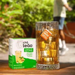 Chá Leão Gelado Chá Verde, Gengibre e Limão 23g