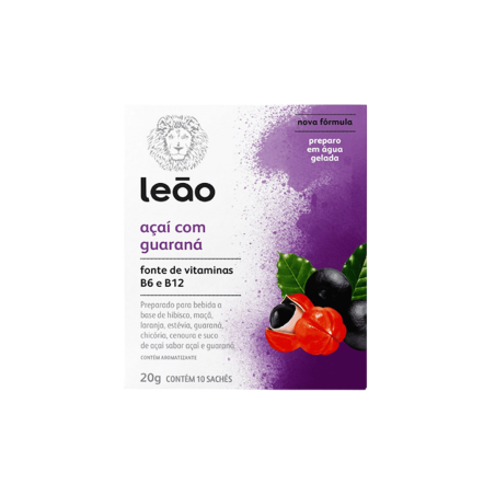 Chá Leão Vitamínico Açaí com Guaraná 20g