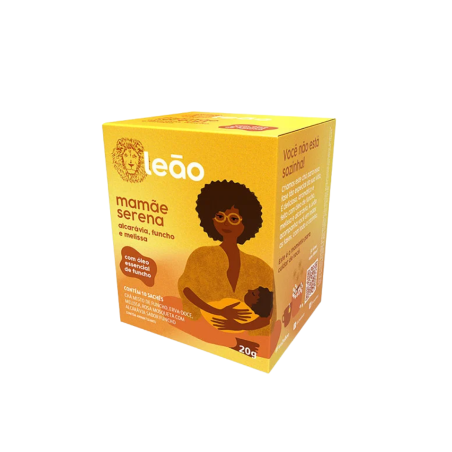 Chá Leão Fases Mamãe Serena - Alcarávia, Funcho e Melissa 20g