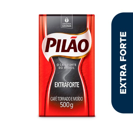 Café Pilão Torrado e Moído Extra Forte Vácuo 20x500g