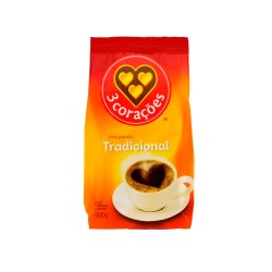 Café Tradicional Almofada 3 Corações 10x500g