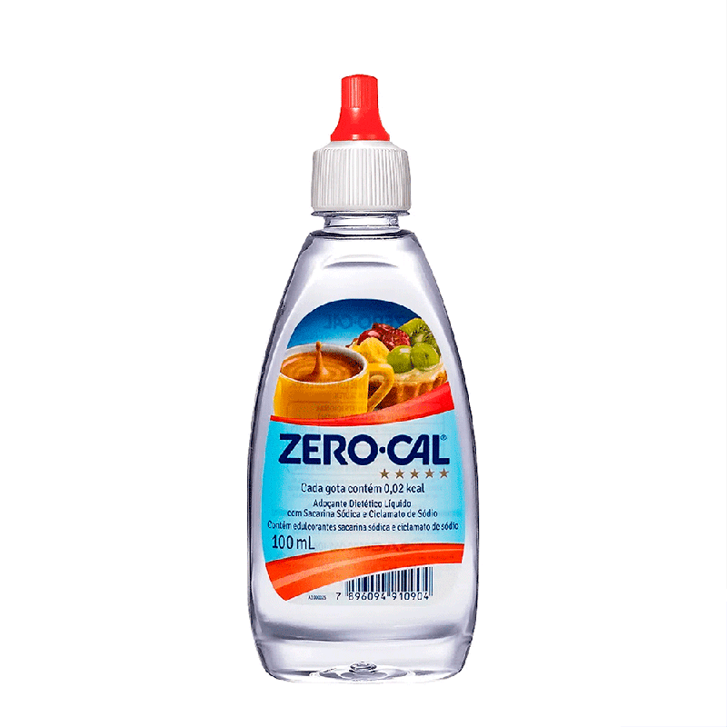 Adoçante Líquido Sacarina Zero-Cal 100ml