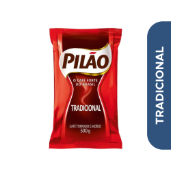 Café Torrado e Moído Tradicional Almofada Pilão 10x500g