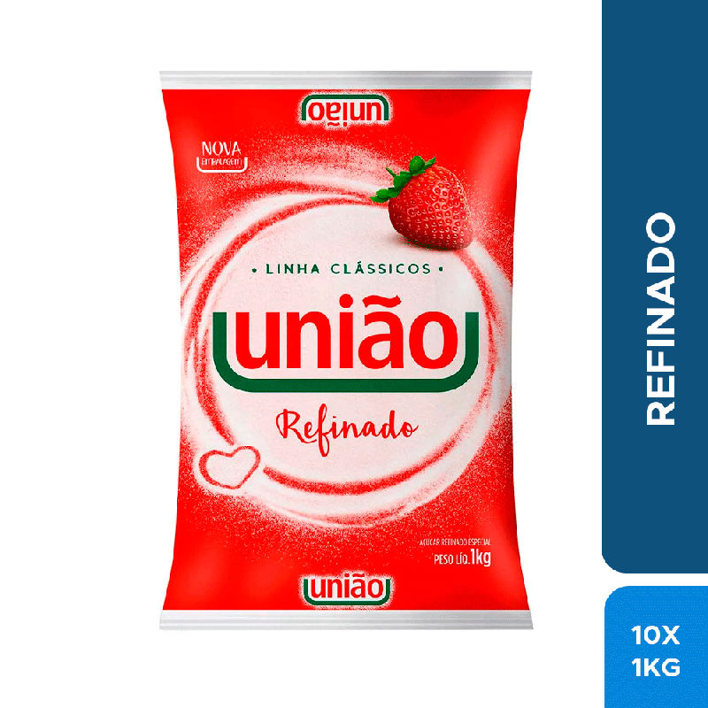 Açúcar Refinado União 10x1KG