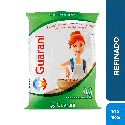 Açúcar Refinado Guarani 10x1kg