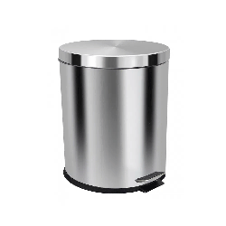 Lixeira 30L Inox com Tampa por Acionamento de Pedal JSN PI30