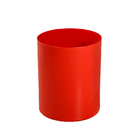 Lixeira Redonda 12L Vermelha sem Tampa JSN