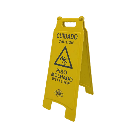 Placa Sinalizadora Piso Molhado Cleaner