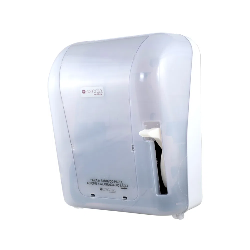 Dispenser Toalheiro com Alavanca para Papel Bobina Exaccta Trilha