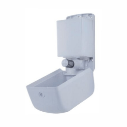 Saboneteira com Reservatório 700ml Branca E-DSMO Montana