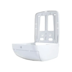 Dispenser Toalheiro para Papel Toalha Interfolha 2 e 3 Dobras Branco/Cristal E-DINT091 Exaccta