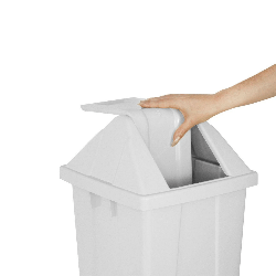 Lixeira 60L Quadrada Basculante JSN Q60B