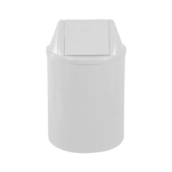 Lixeira 12L Redonda Basculante Branca JSN EB9B