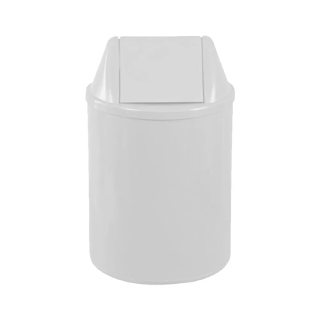 Lixeira 12L Redonda Basculante Branca JSN EB9B