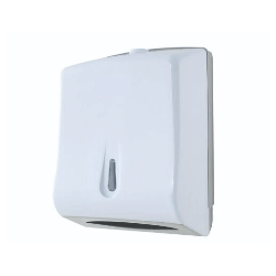 Dispenser Toalheiro para Papel Interfolha 2 e 3 Dobras Branco Sustentável Trilha