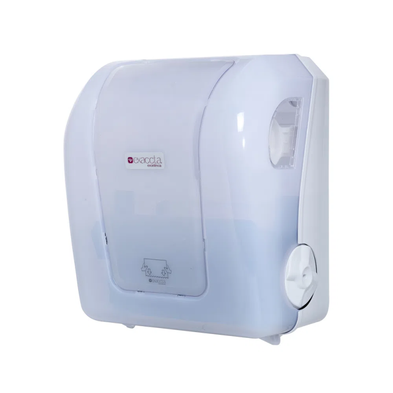 Dispenser Toalheiro Puxe e Corte Mini para Papel Bobina E-DPCM007 Exaccta