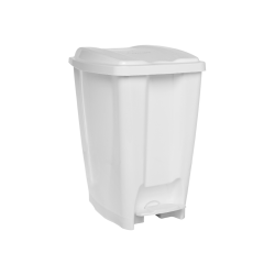 Lixeira 20L Quadrada com Pedal e Tampa Jaguar