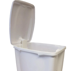 Lixeira 20L Quadrada com Pedal e Tampa Jaguar