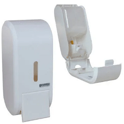 Saboneteira Branca Compacta Urban com Reservatório Premisse 400ml