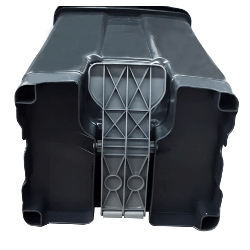 Lixeira Quadrada 60L com Pedal JSN Preta