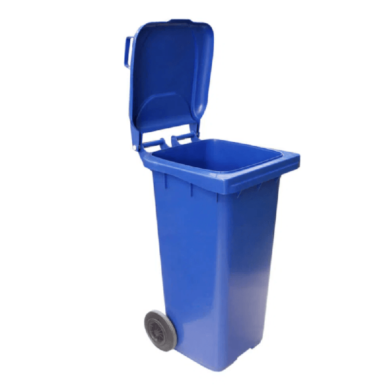 Contentor 120L com Rodas e Tampa Azul JSN C120A