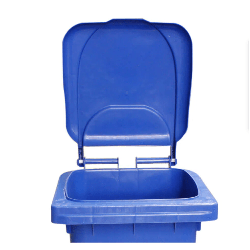 Contentor 120L com Rodas e Tampa Azul JSN C120A