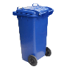 Contentor 120L com Rodas e Tampa Azul JSN C120A