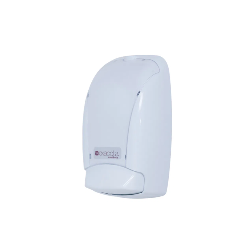 Saboneteira Espuma com Reservatório Branco/Transparente Exaccta 500ml