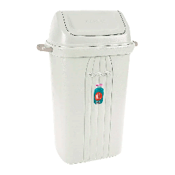 Lixeira 60L Retangular Tampa Basculante Sanremo 9256