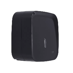 Dispenser Toalheiro para Papel Interfolha 2 e 3 dobras Preto Invoq Premisse