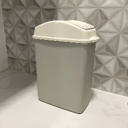 Lixeira 8,8L Retangular Tampa Basculante Sanremo